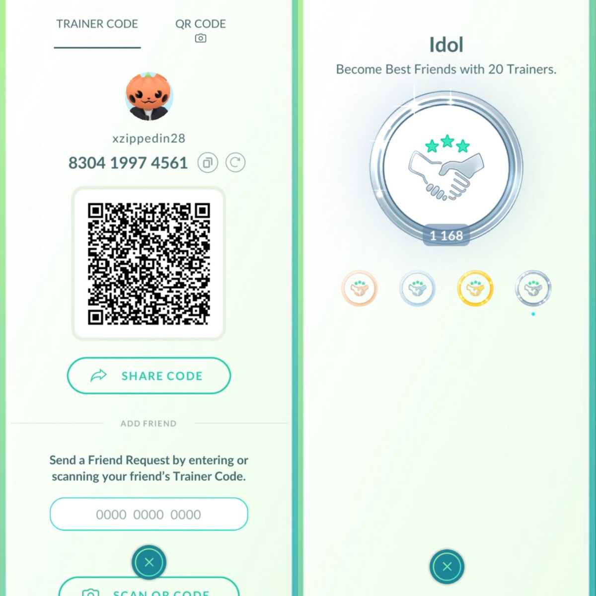 🥳 Looking for new friends! 🫱🏼🫲🏼
▶️ 830419974561 ◀️
🥚 I use lucky egg for Ultra & Best Friends 📈
🐢 Slow friendship progress = removal ❌
📩 If you use lucky egg, DM me or leave a comment ↘️
Thanks 🙌🏼
#PokemonGO #PokemonGoApp #PokemonGoFriends #FriendsCode #PokemonGoRaids