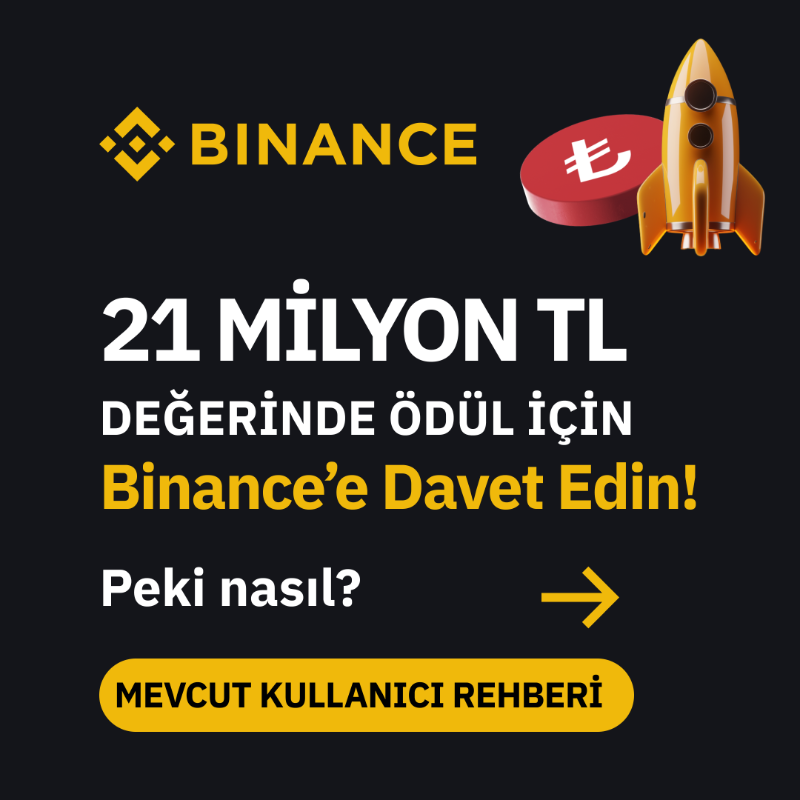 Binance_Turkish's tweet photo. Mevcut Kullanıcılar İçin Ödül Kazanma Rehberi 📢

#Binance'in 21.000.000 TRY değerinde ödül havuzundan kazanmak için ne yapmalısınız?🫡

Öğrenmek için. 👇🏻