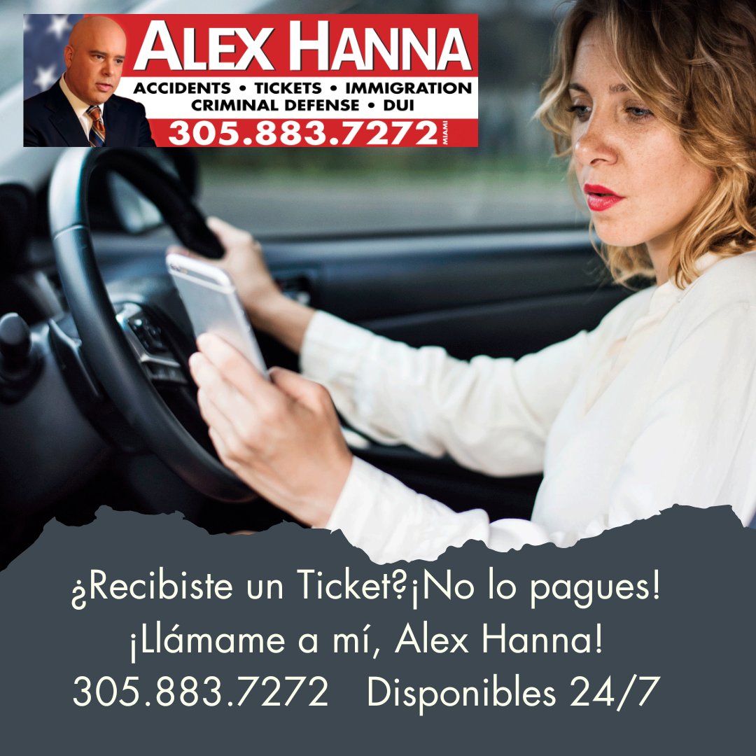 #AlexHannaMiami #AlexHannaLaw #AlexHanna  #TrafficTickets   #FREEConsultation #ConsultaGRATIS #MiamiTicket #FloridaTicket  #MiamiFREEConsultation  #Miami  #Tickets