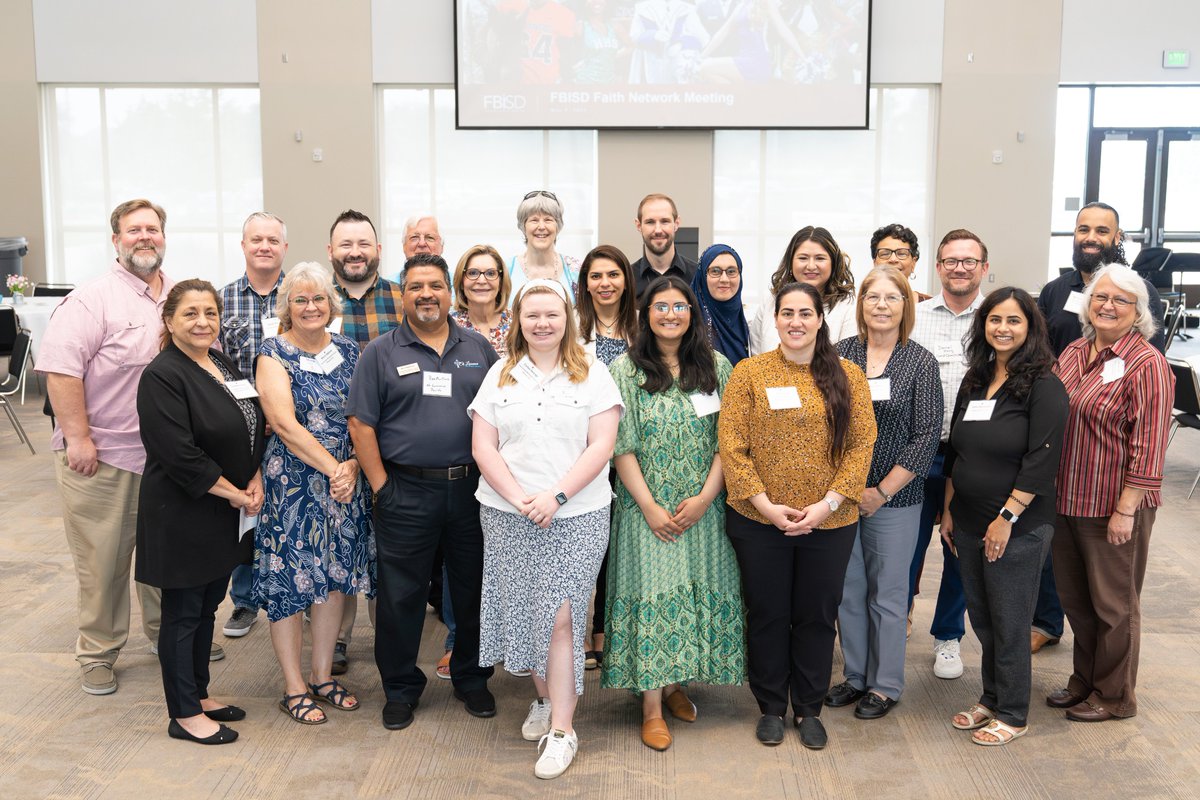 It was an inspiring morning during the @FortBendISD Faith Network Appreciation Brunch. Faith groups make an impact on our school communities by promoting kindness and appreciation for others. Interested in joining?fortbendisd.com/faithnetwork Photos: flic.kr/s/aHBqjBpyVi