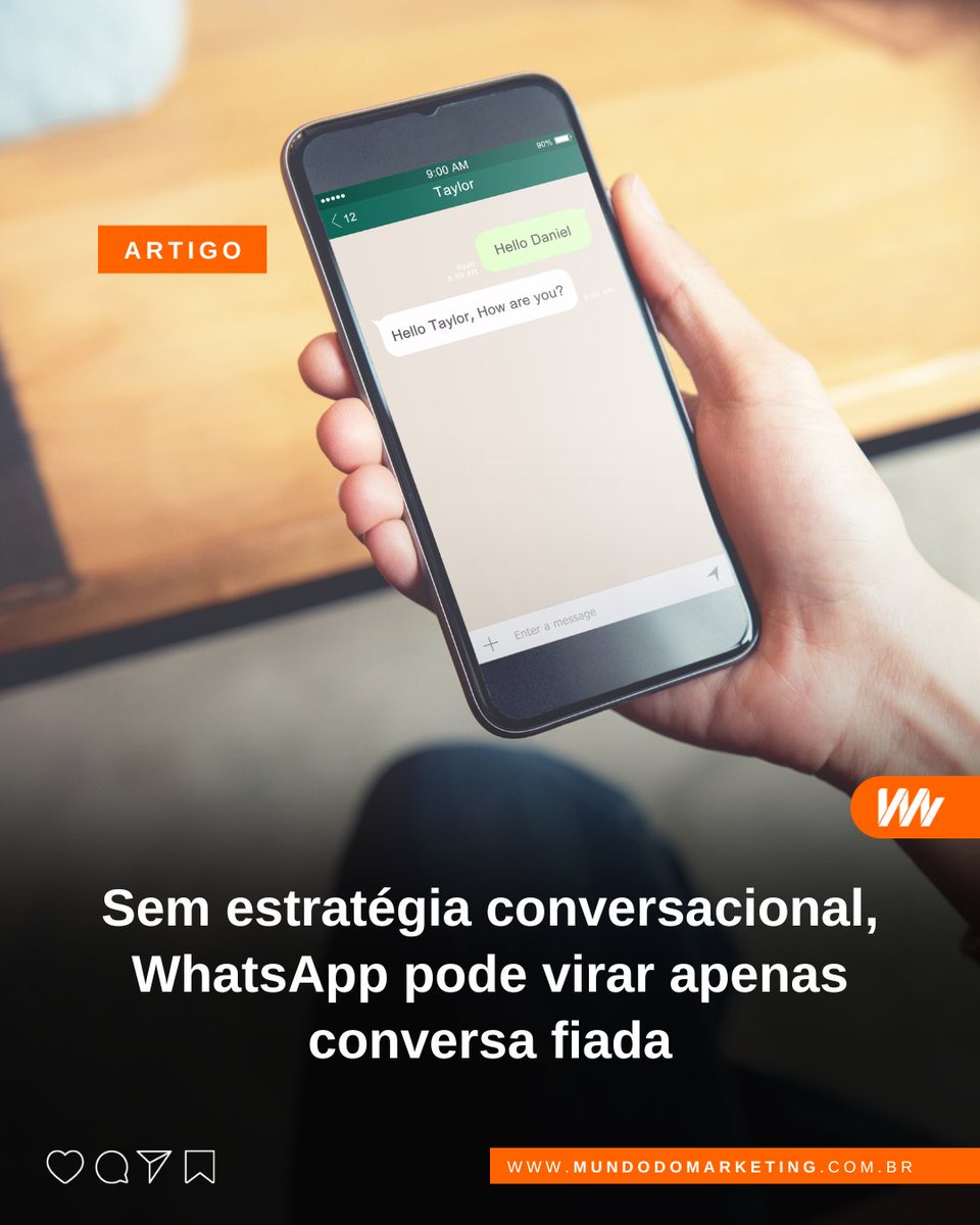 Luiz Tardelli fala sobre a importância das empresas utilizarem a ferramenta com uma sólida estratégia para fidelização do cliente

#marketingconversacional #whatsapp #engajamento #MundodoMarketing

Veja no artigo de hoje: mundodomarketing.com.br/sem-estrategia…