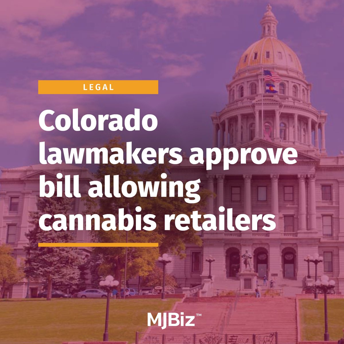 #Colorado #cannabis stores will be allowed to sell food and beverages under a bill approved by state lawmakers. Get the details: bit.ly/3yl2qmA (Photo by volgariver/stock.adobe.com)