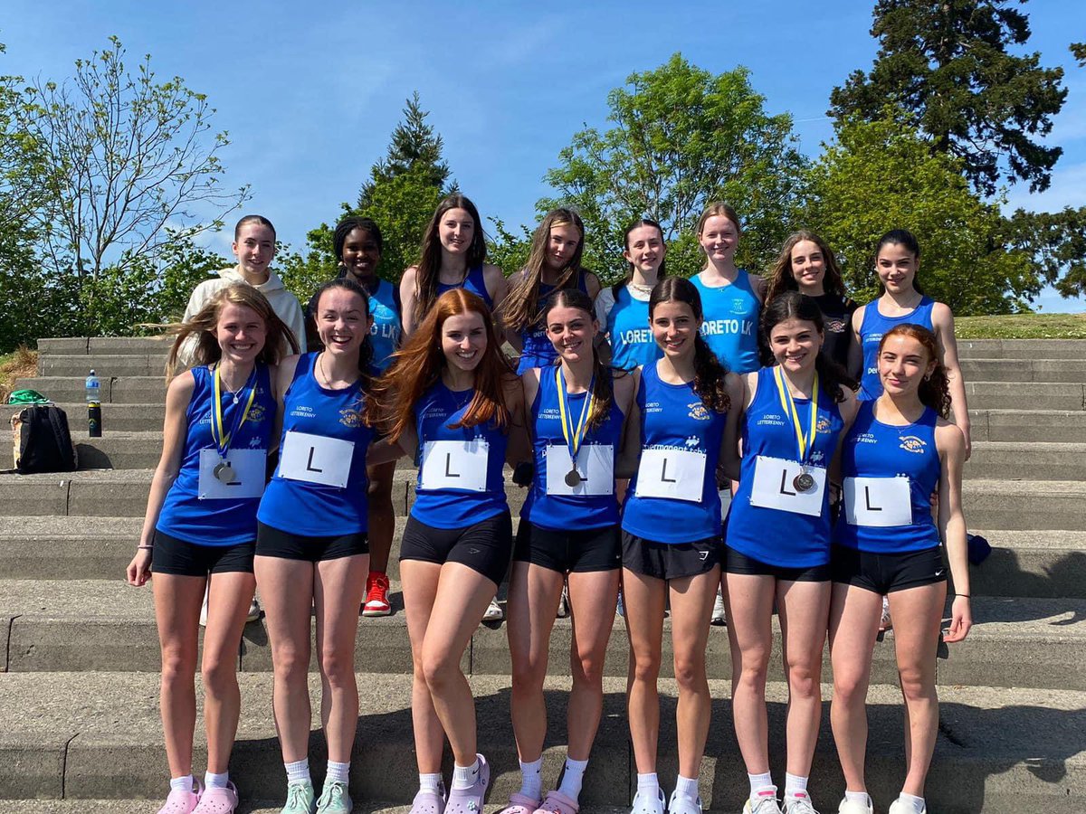 An amazing day for our athletes at the Loreto Schools Athletics C’ships in Santry today. The team put in a formidable performance to finish in 2nd place overall. 
👏👏👏👏👏👏👏👏👏👏👏

Thank you to Siobhan Condon <a href="/Loreto_Crumlin/">Loreto Crumlin</a> and her team for hosting a wonderful event