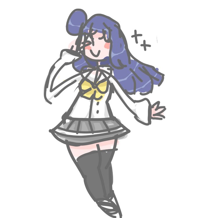 30 followers yay! :D
heres yohane doodle thing