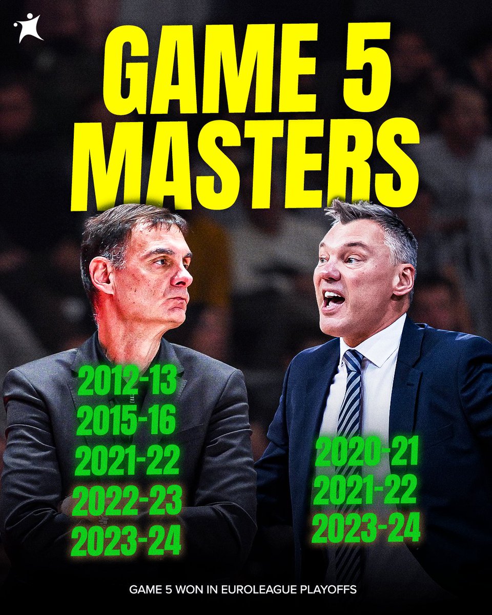 You don't want to face Bartzokas or Jasikevicius in game 5 agains your team 👀
