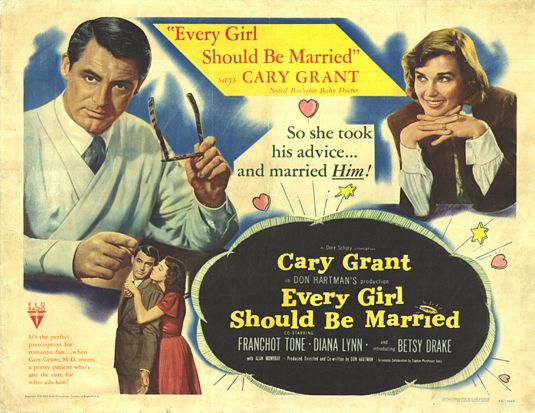 Today’s Find: Today's Film: Cary Grant plays pediatrician Madison Brown in this 1948 romantic comedy 'Every Girl Should Be Married' tinyurl.com/yd4r3z24 #histmed