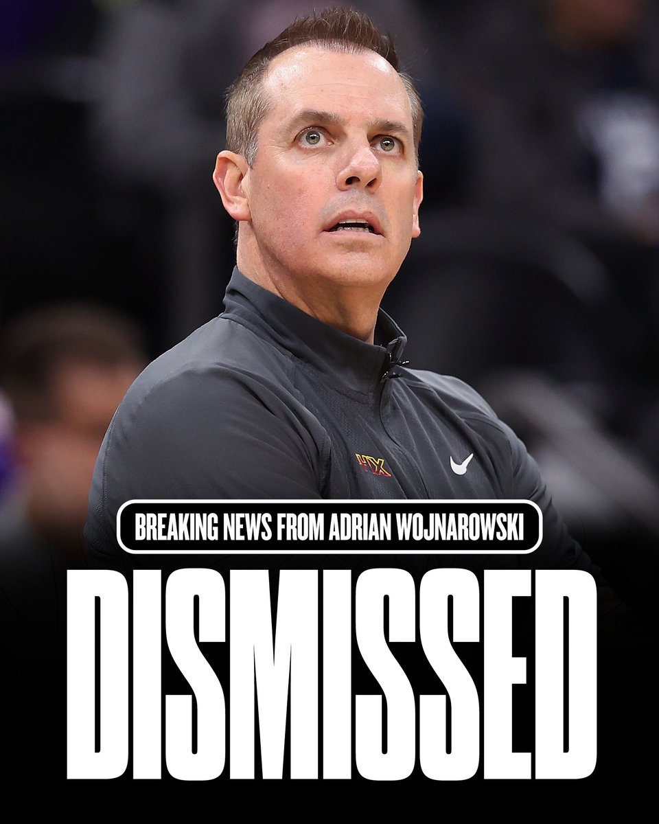 Breaking: The Phoenix Suns dismissed coach Frank Vogel, sources told @wojespn.