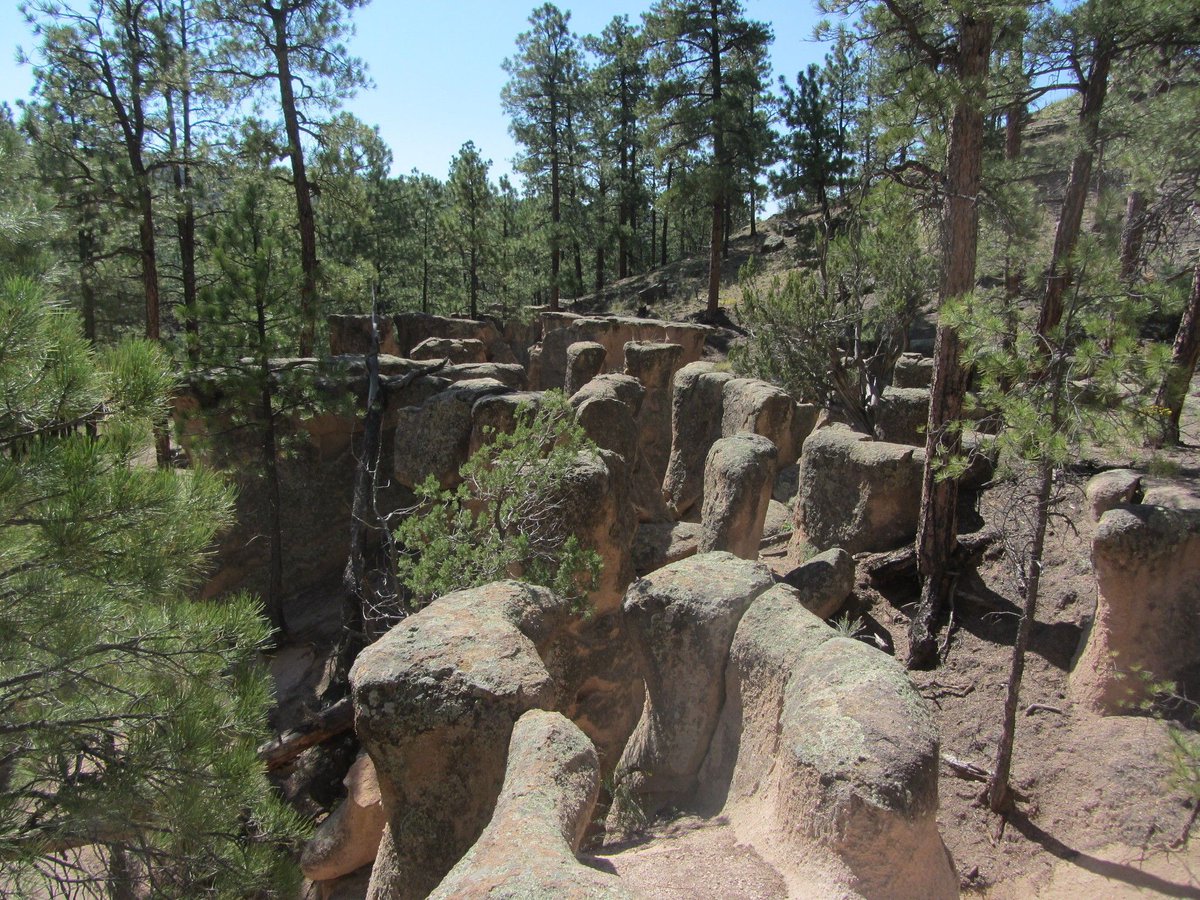 No intergalactic voyage needed to witness an extraordinary view! Jemez Mountains in New Mexico exhibit scenery just as fascinating and ethereal as on another planet. #NewMexicoBeauty #JemezMountains #UnrealLandscapes kit.co/Emyzion/discov…