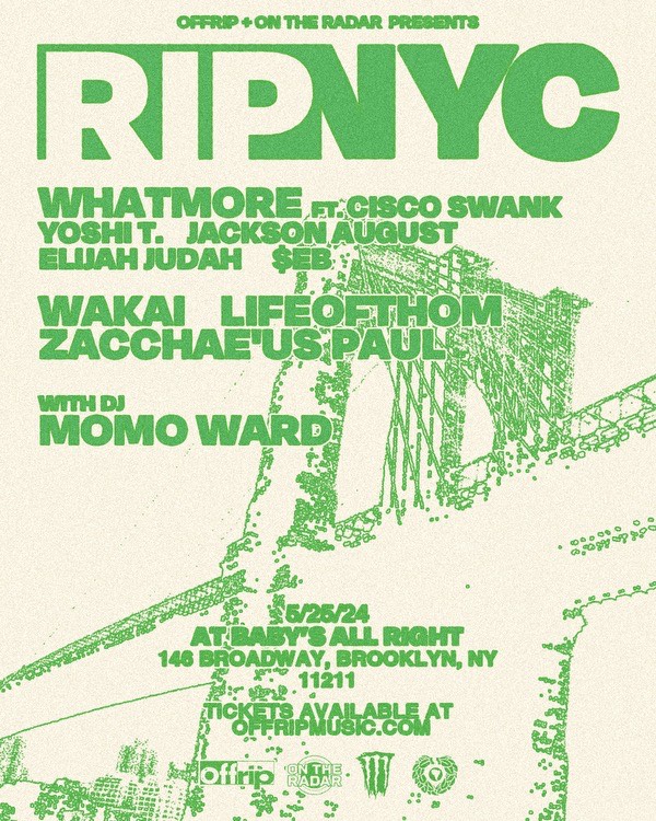 Calling all New Yorkers 📢 Cop your tickets to @OnTheRadarRadio's #RIPNYC event on May 25th.