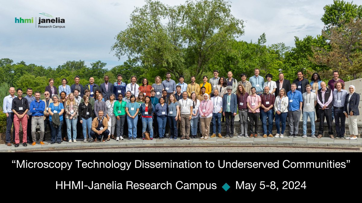 Thank you to everyone who joined us @HHMIJanelia for an engaging & productive meeting full of inspiring talks, brainstorming sessions, and thought-provoking discussions on the topic of microscopy technology dissemination 🔬🌍 #SpreadingMicroscopy @AICjanelia @ScopeShifu