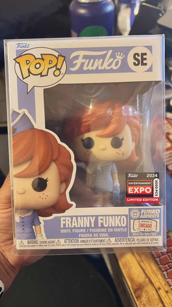 Fanny has made it to her new home! Thank you again @hellofunko! 😁 #funko #funkopop