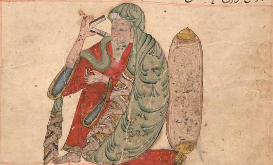 in traditional astrology, Thursday is the day of Jupiter. my favorite image from Islamic manuscripts always show Jupiter as a wise old man busy with his scrolls