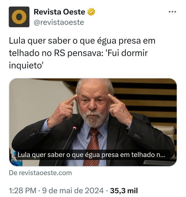 MEU DEUS...
Como pode um jegue desses presidir um país como o Brasil?
