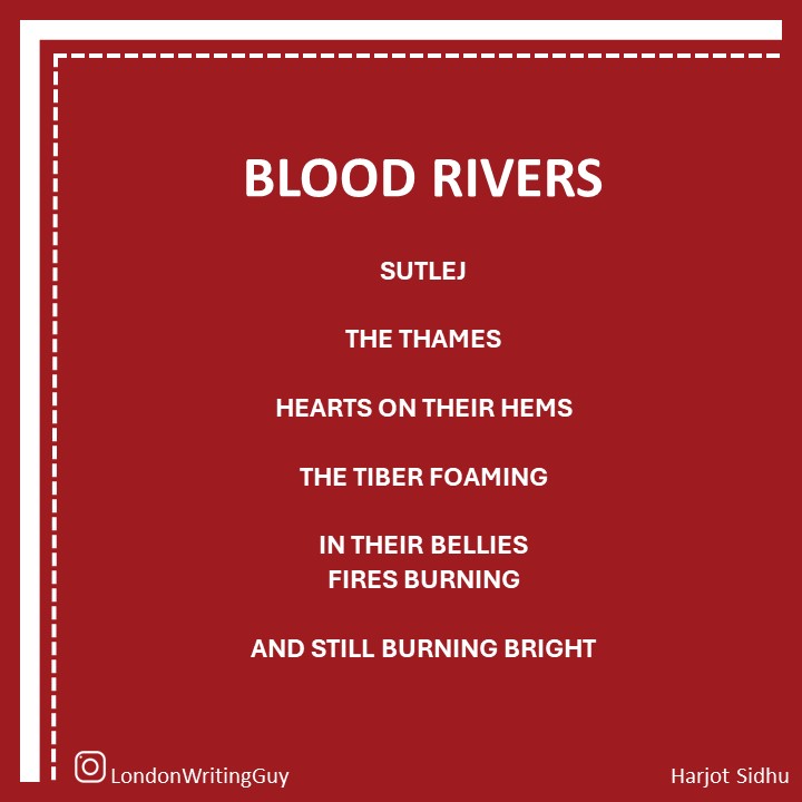 Blood Rivers #Poetry #SouthAsianPoetry #RiversOfBlood #EnochPowell #Southall