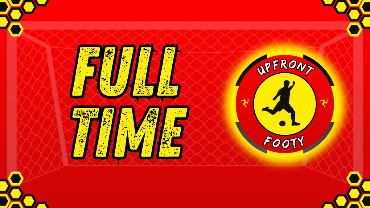 𝗙𝗨𝗟𝗟 𝗧𝗜𝗠𝗘 🔚: Peel defend for their life in the final 2 and hold on to win the Cowell Cup! @PeelAFC 2-1 @CorinthiansIOM @ManxSoccerSat @Hatty1970 @IsleofManFA @ManxFootyPod