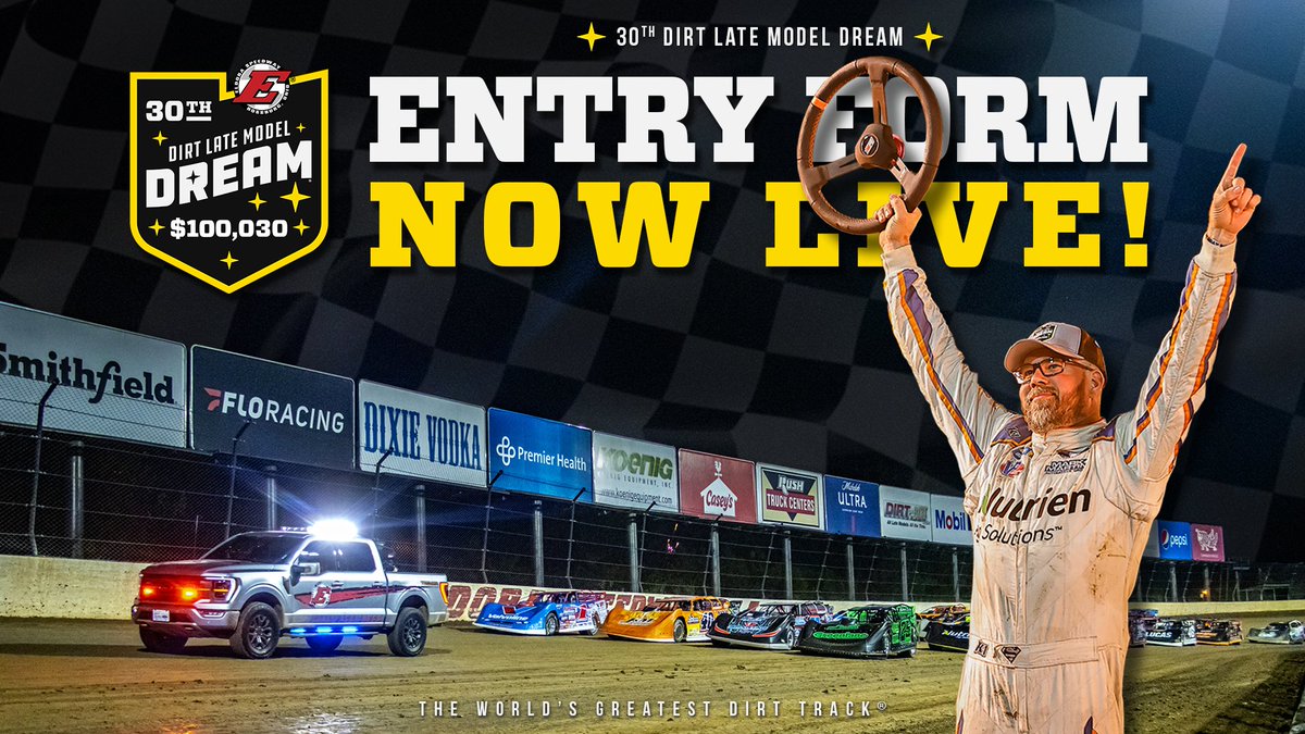 The #DLMDream entry form has been posted! Over $600,000 up for grabs next month. Read more: eldora.link/dream-entry