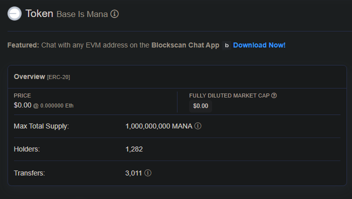 BaseIsMana's tweet photo. $MANA Reached over 1k holders

Dev keep working on marketing

Buy $MANA https://t.co/mBZRqiZwcx https://t.co/3VOJ9I0wNy