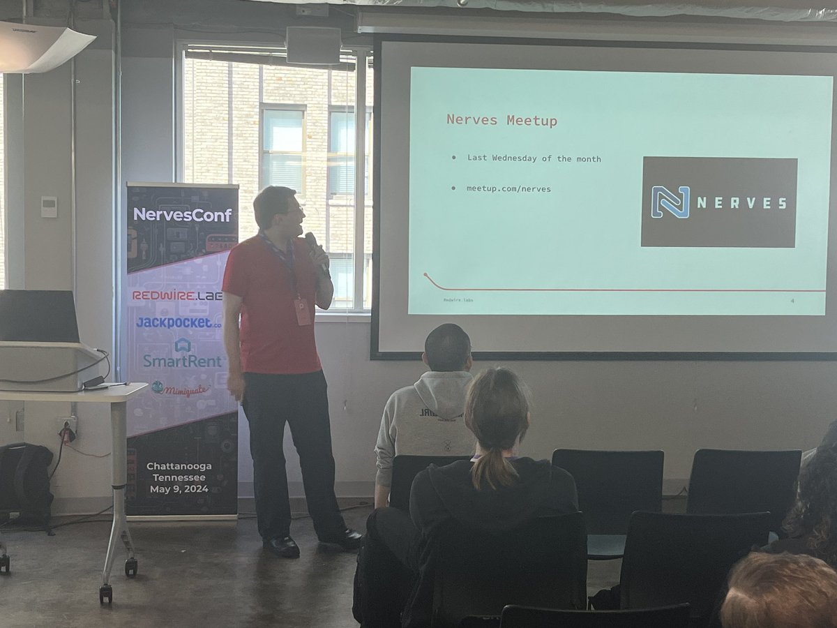 takasehideki's tweet image. thank you so much for organizing @NervesMeetup !!
@amclain777 shows custom support targets for @NervesProject and some TIPs to do so #NervesConf #GigCityElixir