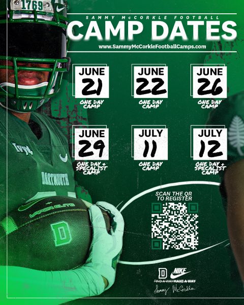 Thank you @coachkeithclark for the camp invite @DartmouthFTBL @NewAlbanyFB @350by50 @Coach_Britton @Kstaff07 @CoachKrulNA