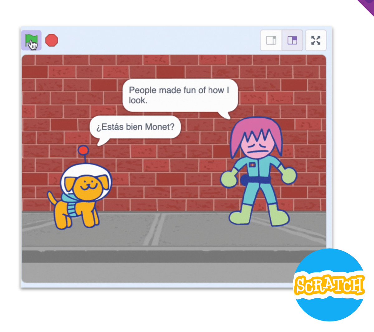 Through collaboration with the #Scratch Foundation, our team created 'Coding for a Cause' - a bilingual Scratch unit that introduces students to block programming and design thinking! ❤️ Sign up for access when it launches! buff.ly/3WvANl3 #ScratchWeek #CompEd