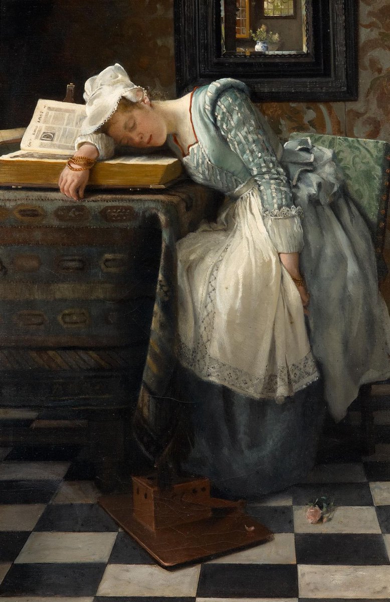 World of Dreams (1876). 
Lady Laura Theresa Alma-Tadema (1852-1909). Oil on canvas