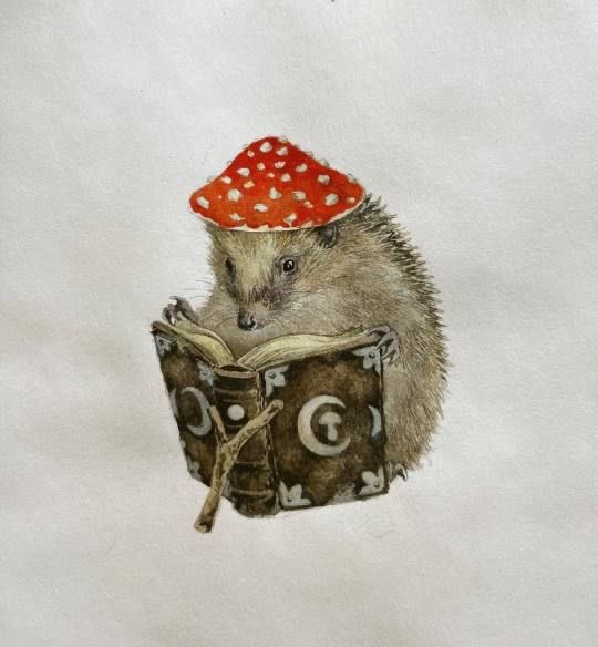 Maybe we need more toadstool reading hats?

Art by Lily Seika Jones