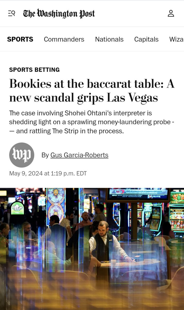 Illegal bookies have been wagering millions in Vegas casinos — and (potentially) exploiting their lax anti-money laundering controls — for years. The Shohei Otani gambling scandal is the reason why it's getting so much attention now.