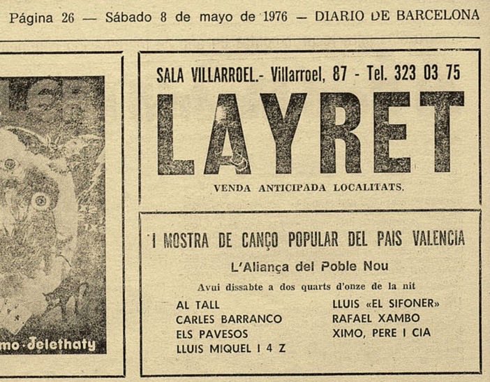 Dels anys setanta al segle XXI. Dissabte baixe la persiana a València. Que toque la gent jove!