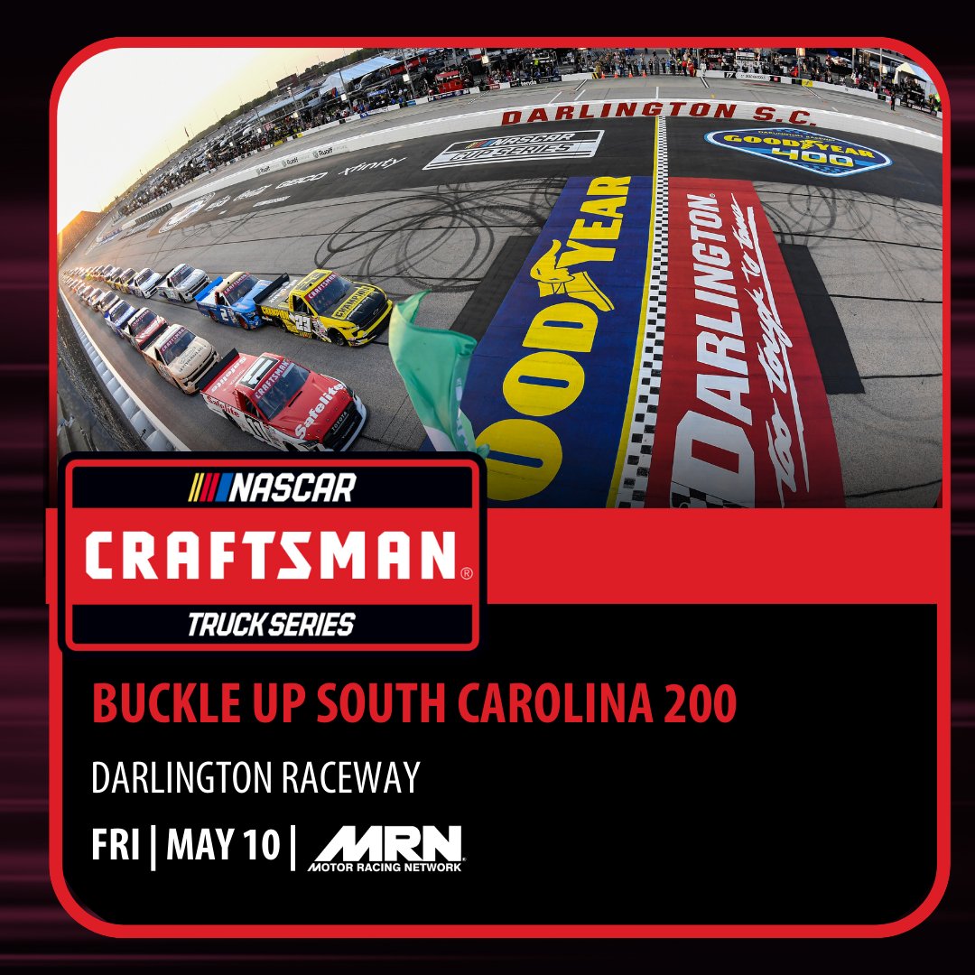 We're ready for the @NASCAR_Trucks at @TooToughToTame!🏁 📻 bit.ly/2MfJ5XI 💻 bit.ly/MRNbroadcast 📱 nas.cr/2qeyRNK 🎧 @REradioz Scanner - 454.0000 🚗 @SIRIUSXM - Channel 90 #AskMRN | #NASCAR