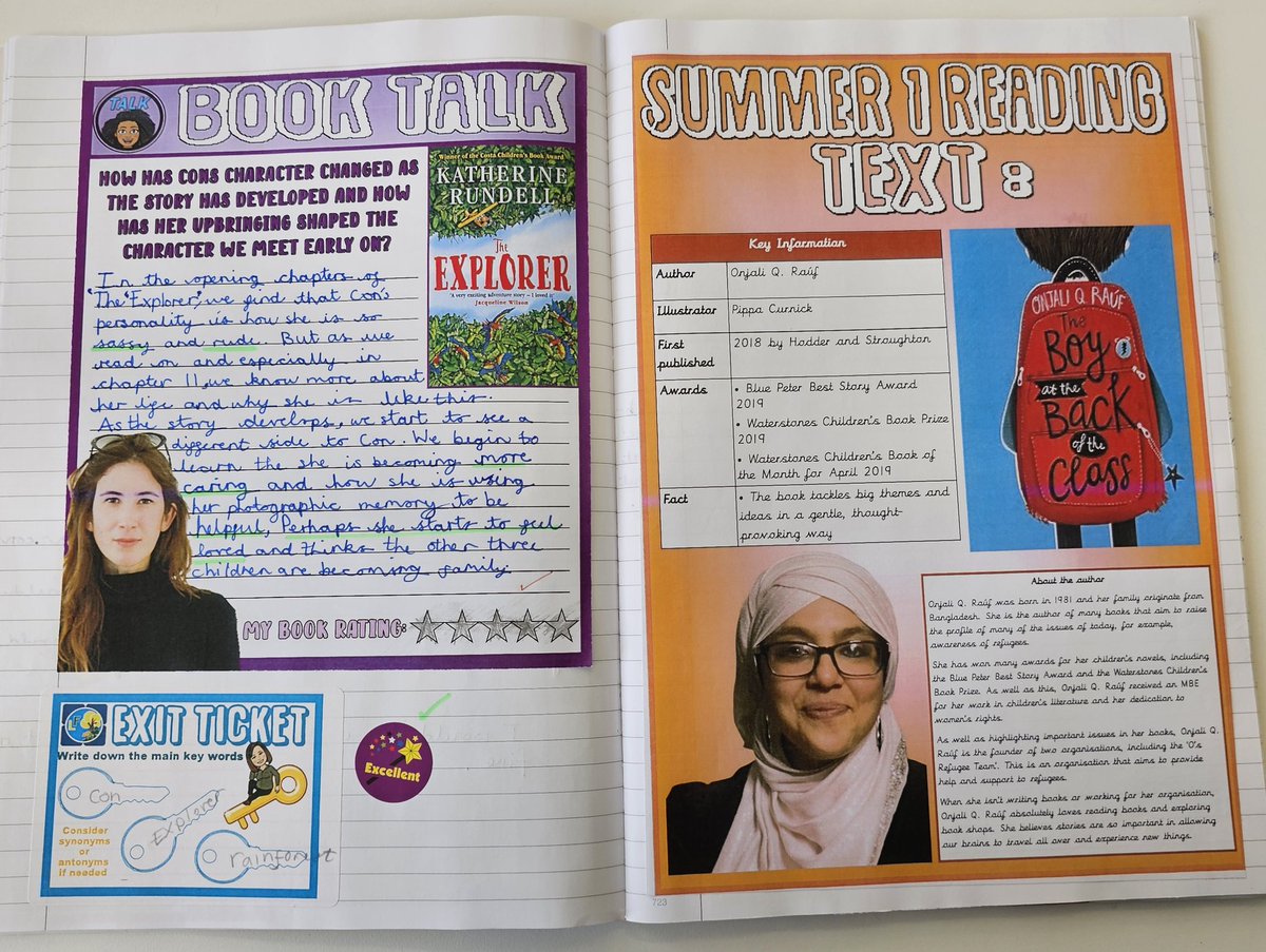It was a joy for @LFP_MissEvans and I to look through the reading books this afternoon. So many wonderful tasks all presented to such a phenomenally high standard! Here are some Year 3 and Year 4 examples... @Lea_Forest_HT @LFP_DHT_MrW @AETAcademies @mrsrmurad @lea_forest_aet