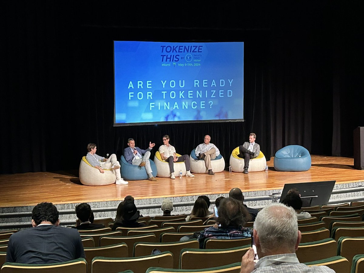 TokenizeThis conference by @STOmarket with panel discussions on Tokenized Real Estate, Investing in Tokenized Assets, and Tokenization Market Trends featuring @PropyInc @RedSwanCRE @CoinbaseInsto @tZERO @maplefinance