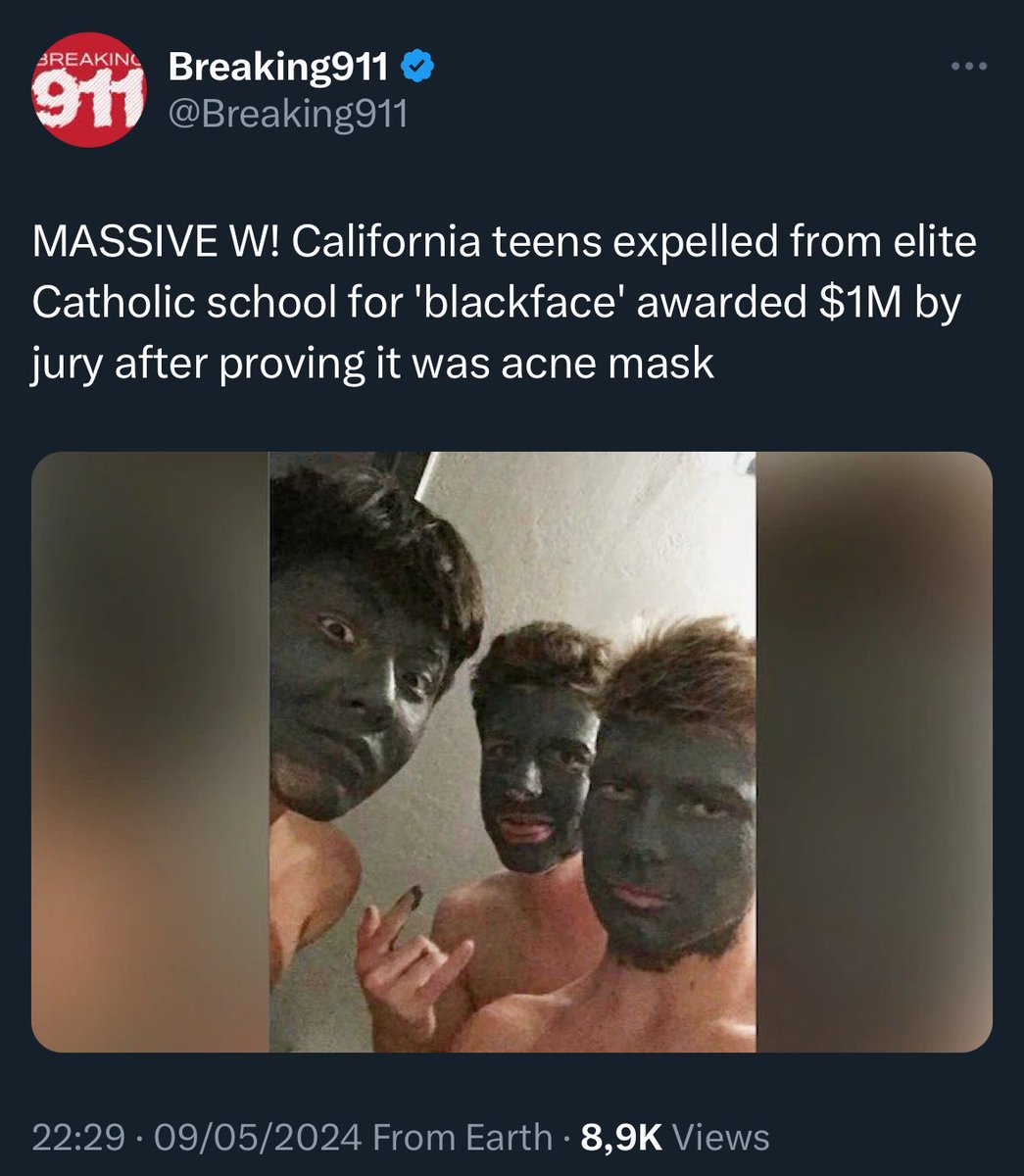 Treating acne is racist in California.