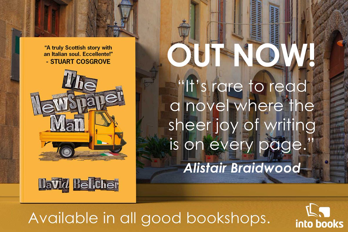 Available in all good bookshops NOW! 📙🇮🇹🏴󠁧󠁢󠁳󠁣󠁴󠁿❤️ The Newspaper Man by David Belcher @soulboydaveybee