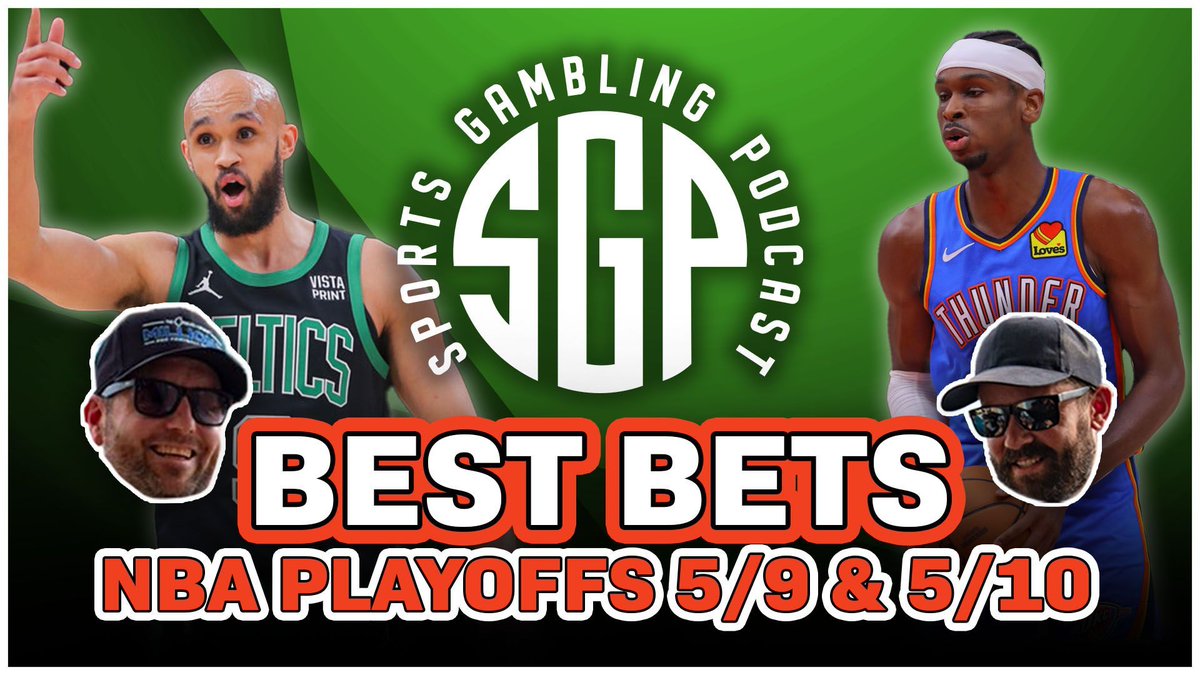 Best Bets for NBA Playoffs 5/9 & 5/10 📺 sg.pn/3UQqIO9 #NBA #NBAPlayoffs #NBAGambling @seantgreen @kramercentric @reichelradio @reallyrell__