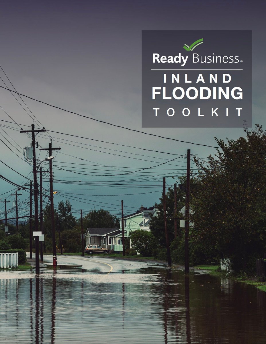 Are you a #BusinessOwner? Do you have a copy of the Ready Business Inland Flooding Toolkit? This 48-page document can help you take the appropriate action to protect employees, customers, and #BusinessContinuity! 
#BusinessSafety #ATLDisasterRecovery
buff.ly/3Ufx8Fl