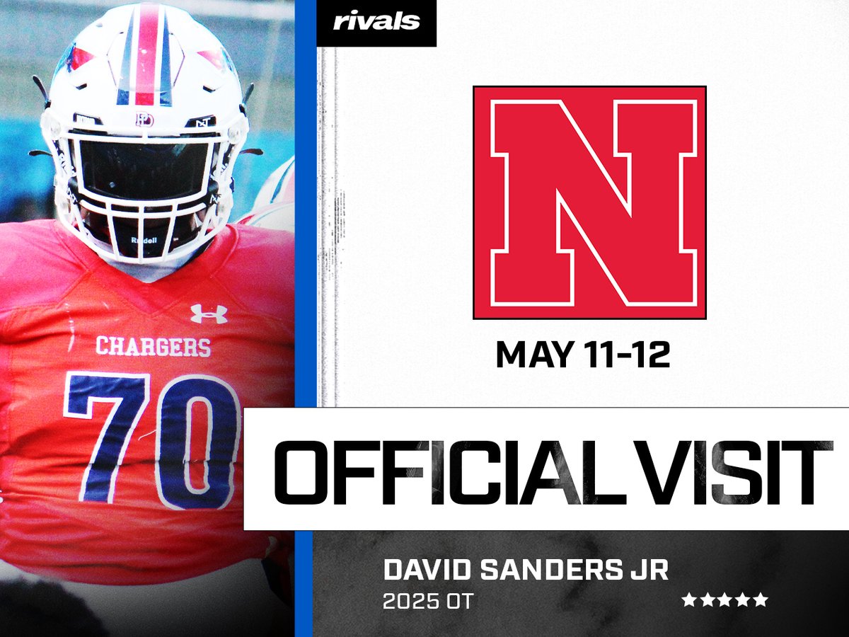 Five-star David Sanders Jr. schedules Nebraska official visit n.rivals.com/news/five-star…