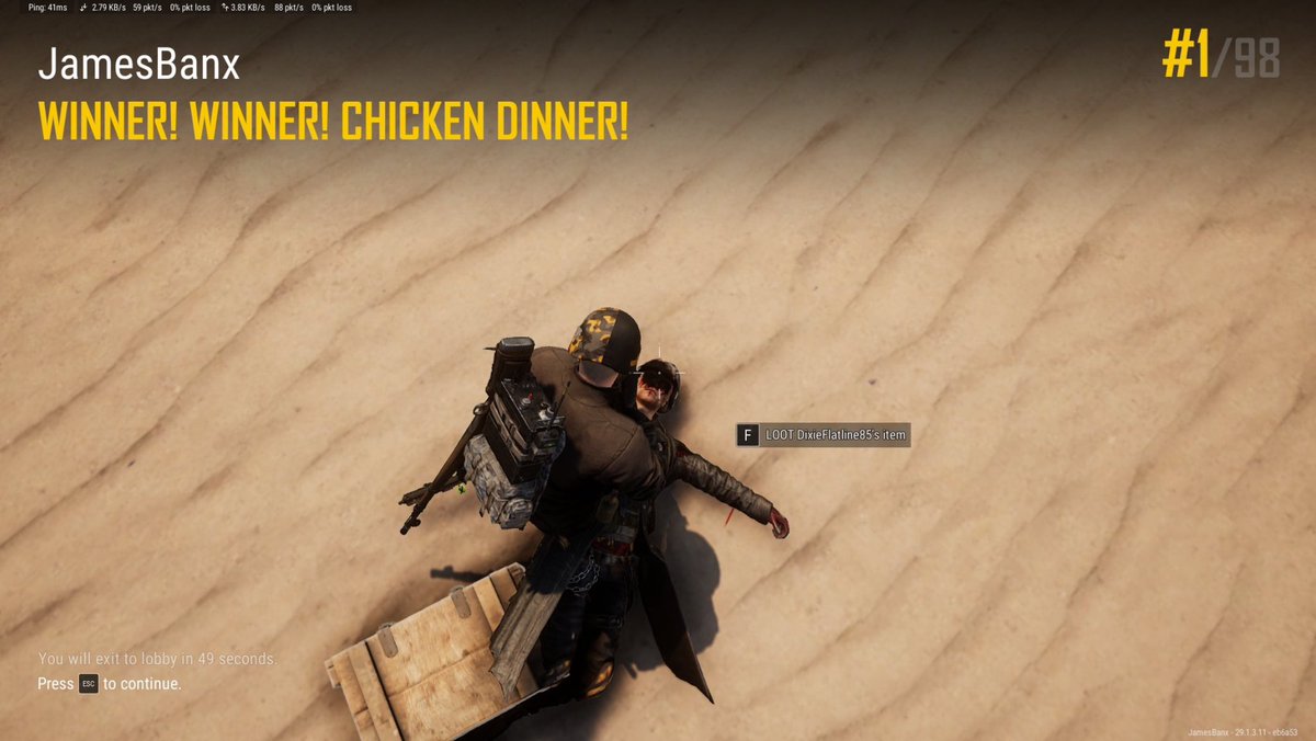CHICKEN DINNER @PUBG 🍗 

#Twitch #Kick #Streaming #Comehang