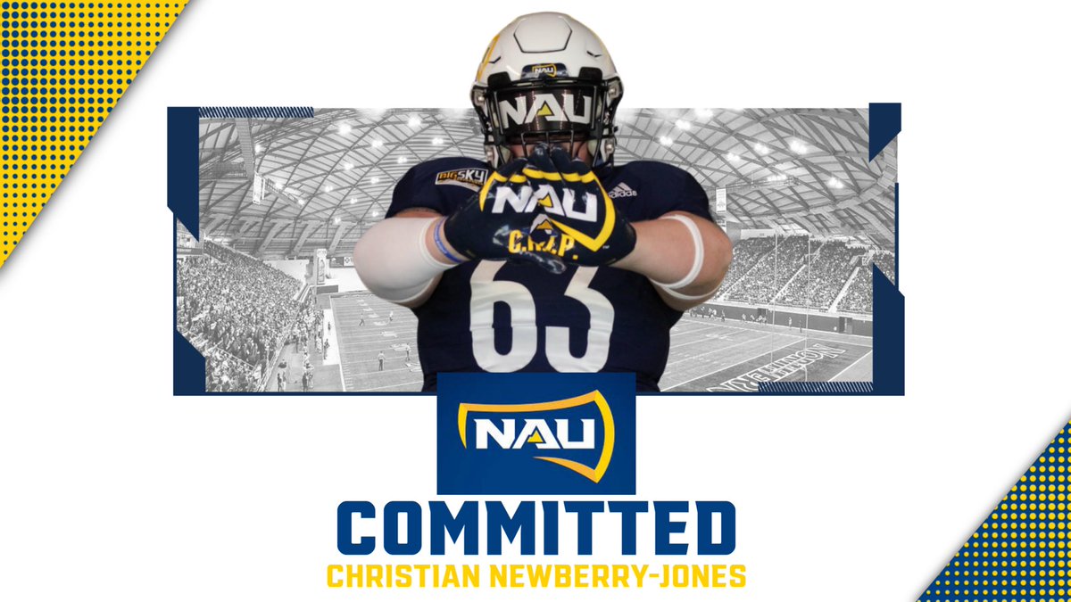 I am excited to announce that I’m committing to Northern Arizona University @Coach_Ohout @Coach__Barnes @CoachB_Larson