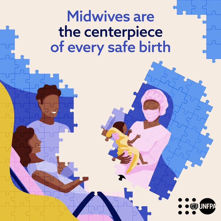 ⚠️ #Midwives are the single most important factor in stopping mothers and babies from dying during childbirth. This #DayOfTheMidwife, join @UNFPA—the @UN sexual and reproductive health agency—to celebrate the heroes making #motherhood safer: unf.pa/mid #GlobalGoals