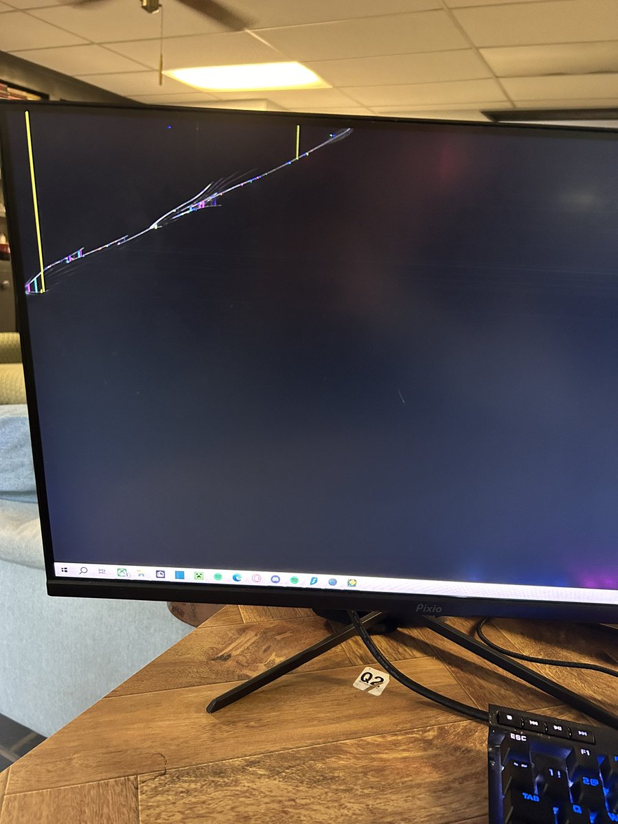 walked past my monitor and knocked it over lets fuckin go