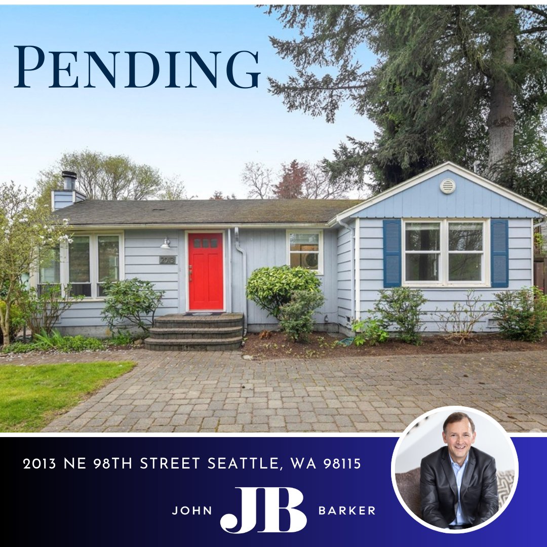 Congratulations to #buyer who reached mutual on this home in #Seattle
.
.
#JohnBarker #Windermere #AllInForYou #WeAreWindermere #WindermereYarrowBay #RealEstate #BellevueRealEstate #KirklandRealEstate