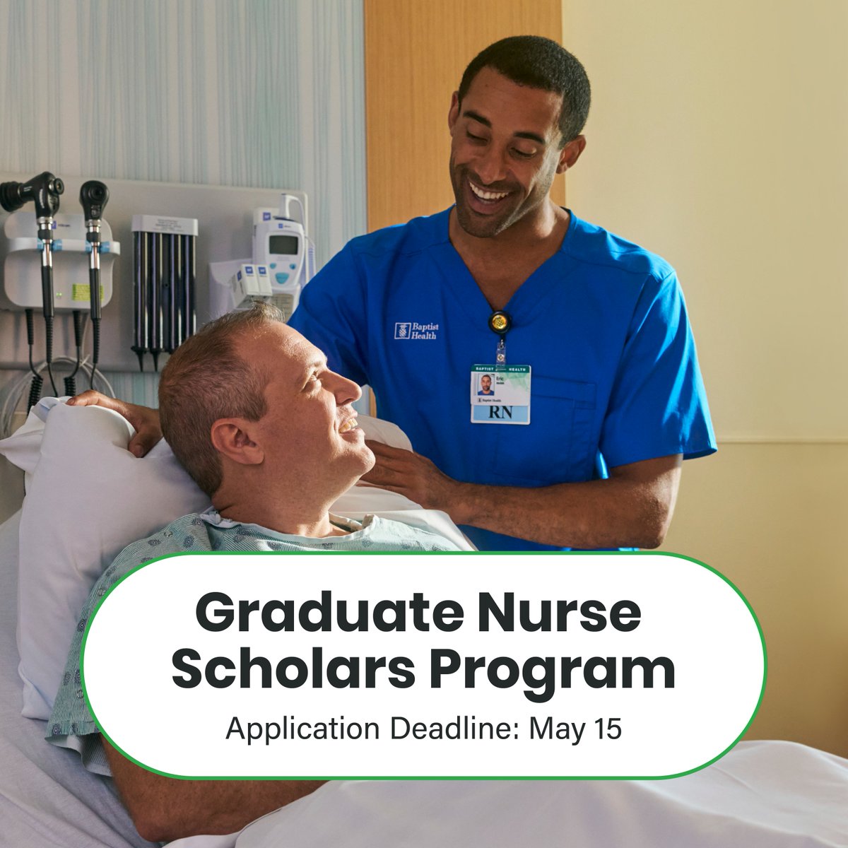 Are you a current @BaptistHealthSF nurse looking to take your career to the next level? Apply to the Graduate Nurse Scholars Program which offers scholarships for eligible registrants. Learn more! academics.baptisthealth.net/student-and-vi…