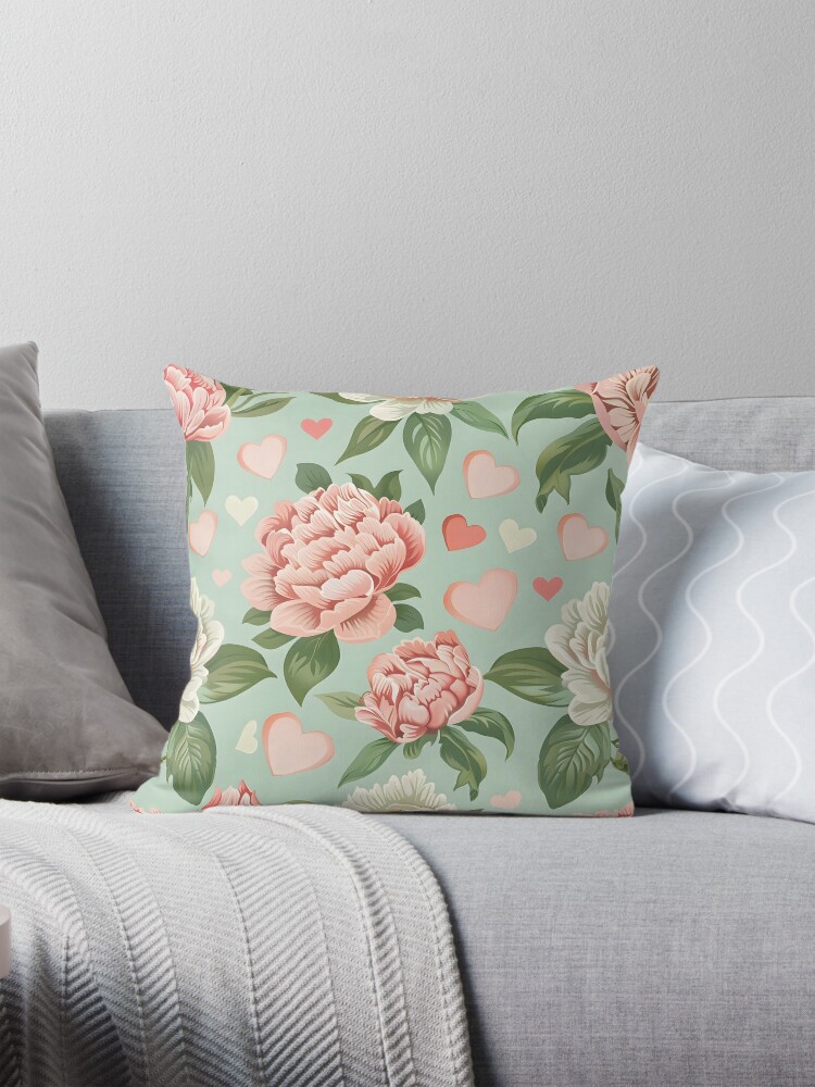 Peony flowers Pattern Pillow | Redbubble
redbubble.com/i/throw-pillow…
#redbubble #redbubbleshop #redbubbleartist
 #patterndesign   #flowers #botanicalpattern  #colorfulflowers  #floralpattern #floraldesign #floraldesigns  #flowersartworks #throwpillow #throwpillows #pillowcasesforsale