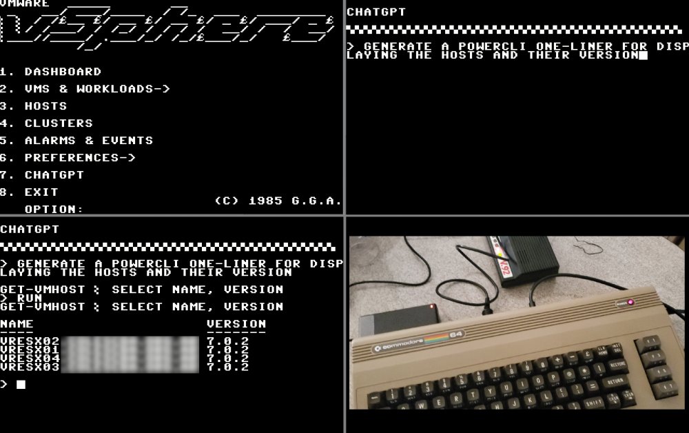 This project presented on the VMware Communities looks like the best thing we will never need #c64 #zx81 #vSphereClient community.broadcom.com/vmware-cloud-f…