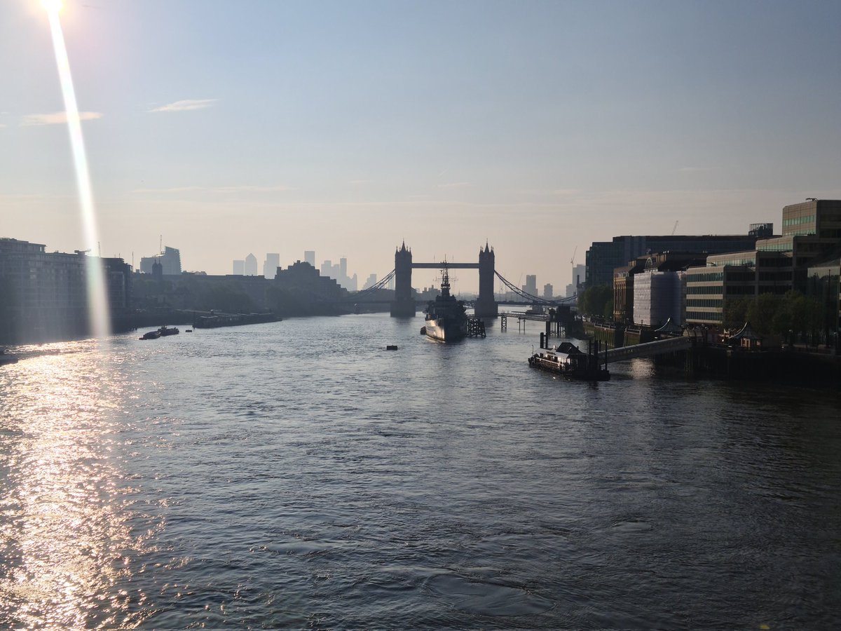 What a lovely, warm day its been. Hope it continues #TowerBridge #RiverThames #HMSBelfast #London #sunshine