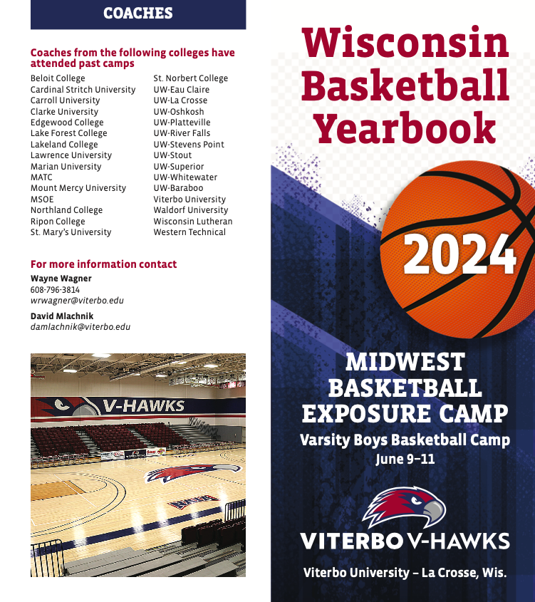 ViterboBball's tweet photo. One month away from the Wisconsin Basketball Yearbook Exposure Camp! Spots are still available.
June 9-11th
- Direct Message your email for more information
- Coaches are more than welcome to get information for their players https://t.co/hM1XLu6P8K