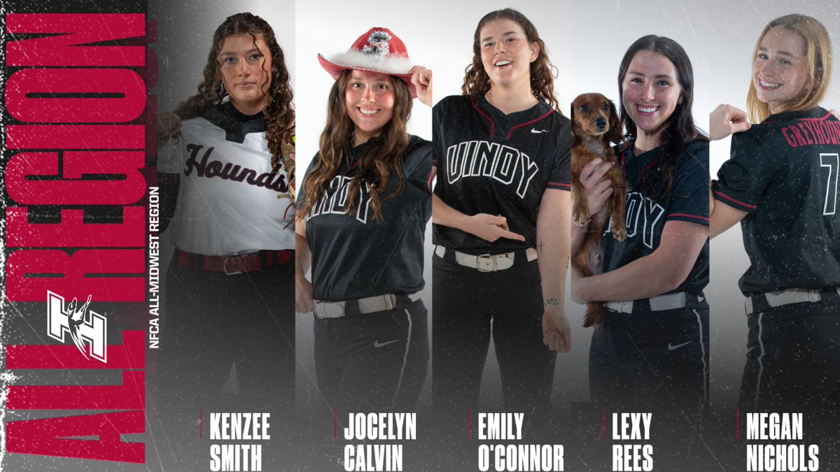 🥎 | @UIndySoftball with a region-best 5⃣ All-Midwest honorees! 🔗 athletics.uindy.edu/news/2024/5/9/…