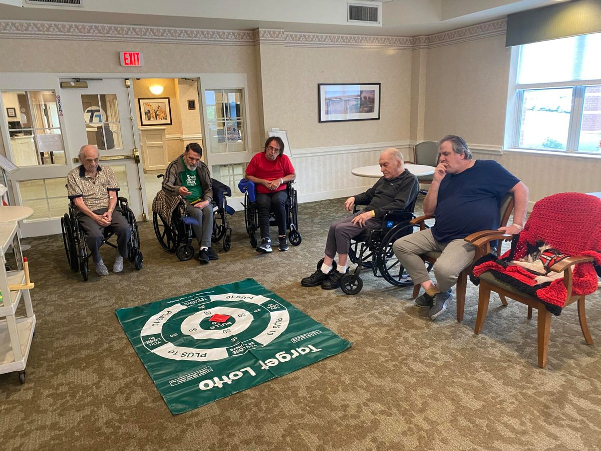 🎩🎲 Today was a blast at Taconic at Ulster with our Men's Club - 'The Likeable Legends'! 🎩🎲

Our gentlemen had a fantastic time playing games of their choice!

#TaconicHealthCare #LivingLegendsHealth #NursingHomes #Games