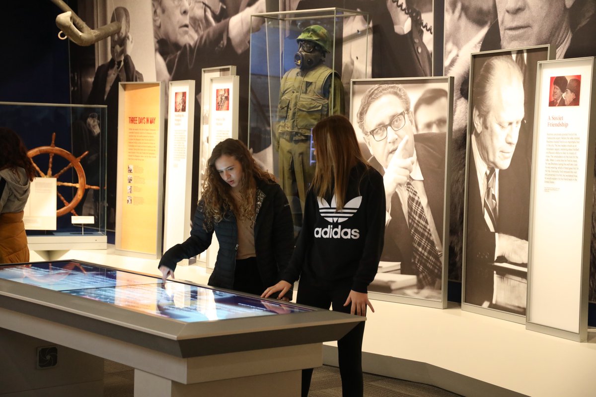 Teachers! What better place to teach students the 3 branches of government than at the Gerald R. Ford Presidential Museum? Our 'We the People' program at the DeVos Learning Center gives kids hands-on experience that makes learning stick.  devoslearningcenter.net #fieldtrips