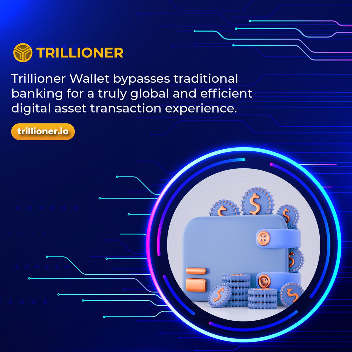Trillioner Wallet bypasses traditional banking for a truly global and efficient digital asset transaction experience. 

#TLC #Trillioner #cryptocurrency #cryptonews #cryptotrading #Blockchain #metaverse #blockchainnews #BlockchainInnovation